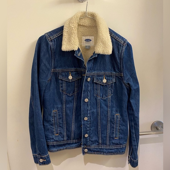 Old Navy sherpa jean jacket - Picture 1 of 4